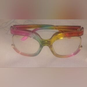 Multicolor Gradient Women's Fashion Glasses